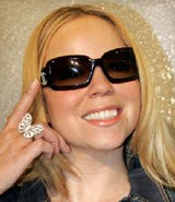 Women's Sterling Silver 925 Mariah Carey Butterfly Ring Cubic Zirconia