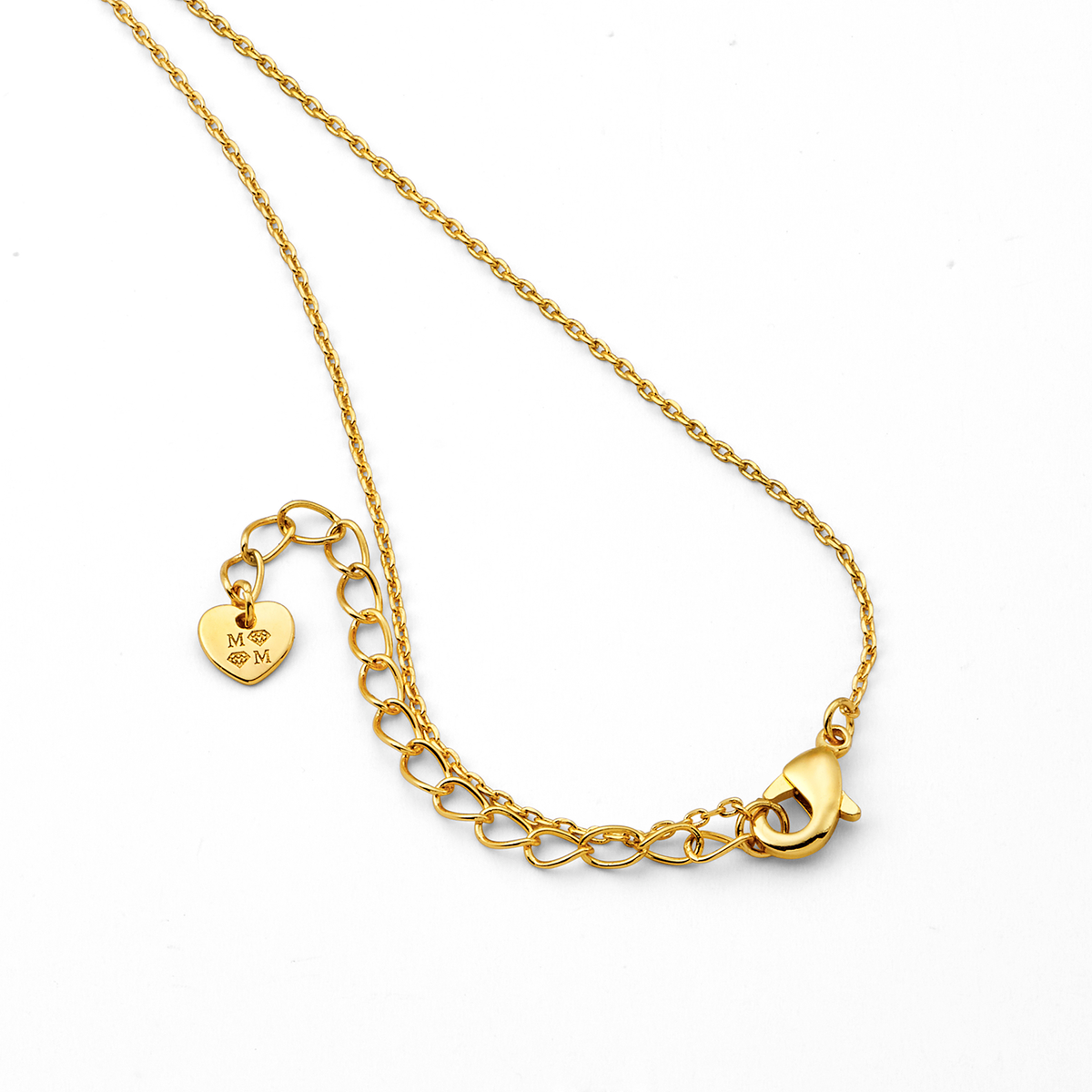 14K Gold Plated Dainty Hibiscus Enameled Necklace Pendant for Women with Adjustable 16-18 in Chain