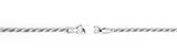 Men's 2.3MM Sterling Silver 925 Italian Rope Necklace Chain 16" 18" 20" 22" 24" 30"