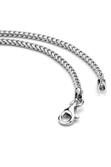 Unisex Sterling Silver 925 Italian Franco Chain Necklace 1.5MM 16" 18" 20" 24" 26" 30"