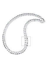 Men's 9MM Sterling Silver 925 Italian Curb Chain Necklace 20" 22" 24" 26" 28" 30"