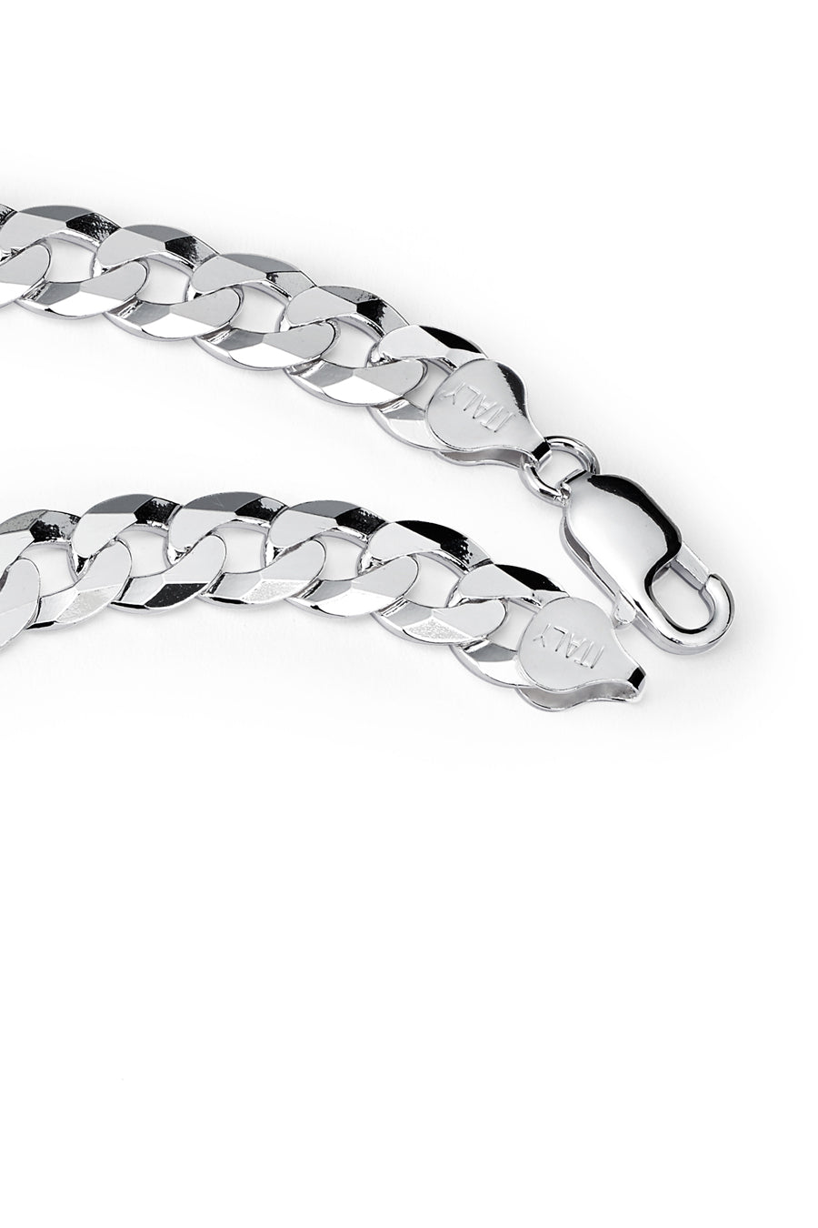 Men's 9MM Sterling Silver 925 Italian Curb Chain Necklace 20" 22" 24" 26" 28" 30"