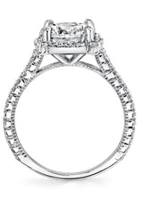 Women's Sterling Silver 925 Engagement Ring Wedding Band 2 Carat Round Cubic Zirconia 5-9
