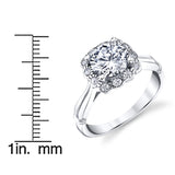 Womens Sterling Silver 925 1.25ct Engagement Wedding Ring Vintage Victorian Cubic Zirconia