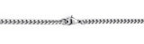 Men's Stainless Steel Curb Chain Necklace 4mm 24"